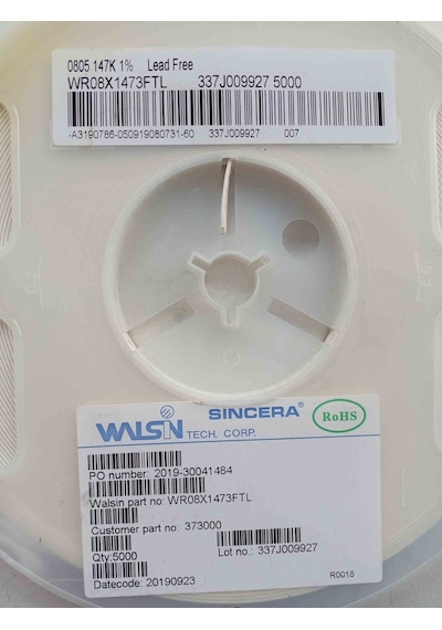 Wr08x1473ftl 147k 805 Smd Direnç 500 Adet