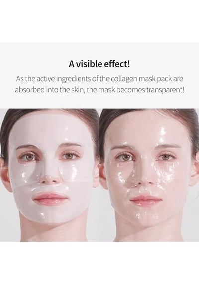 Benton Hydrogel Collagen Face Mask 4 Sheets - Kolajen İçerikli Hidrojel Yüz Maskesi