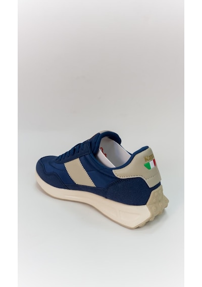Kappa Santo Erkek Günlük Outdoor Sneaker Kaymaz Taban Nefes Alabilir Tekstil Malzeme Darbe Korumalı Ayakkabı Lacivert