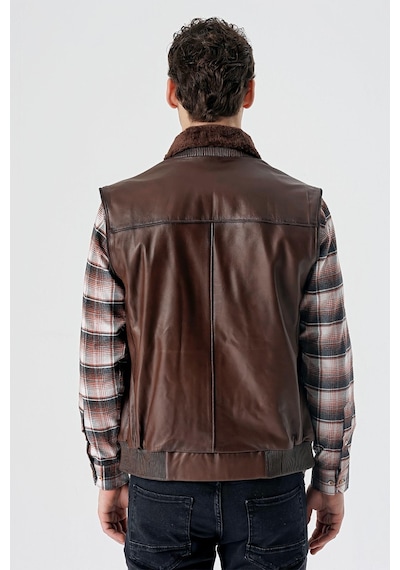 İmza Koyu Kahverengi Gömlek Yaka Hakiki Deri Comfort Fit Rahat Kesim Casual Mont 1038235208-koyu Kahverengi Koyu Kahverengi İmza Koyu Kahverengi Gömlek Yaka Hakiki Deri Comfort Fit Rahat Kesim Casual Mont 1038235208-koyu Kahverengi Koyu Kahverengi