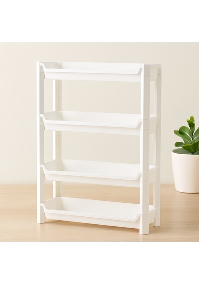 4 Katlı Sepet Organizer Raf Düzenleyici 465x145x690 Mm Çr