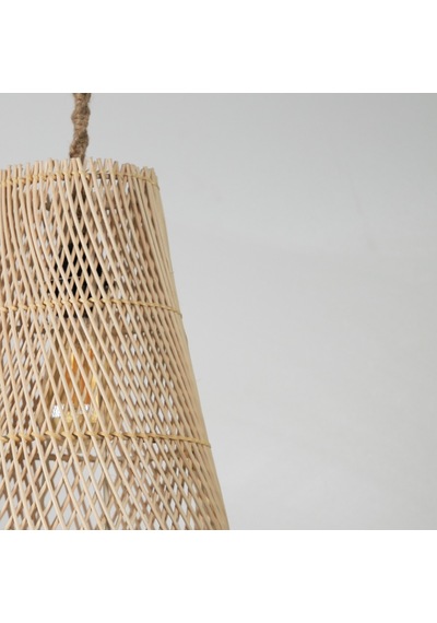 Lena Modern Avize E27 12w 25cm Rattan Doğal Dorbien-slb-8019 Çok Renkli