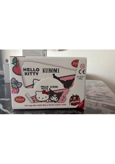 Zaini Hello Kitty Kuromi Sütlü Çikolatalı Sürpriz Yumurta 1 Adet Eğlenceli Lezzet