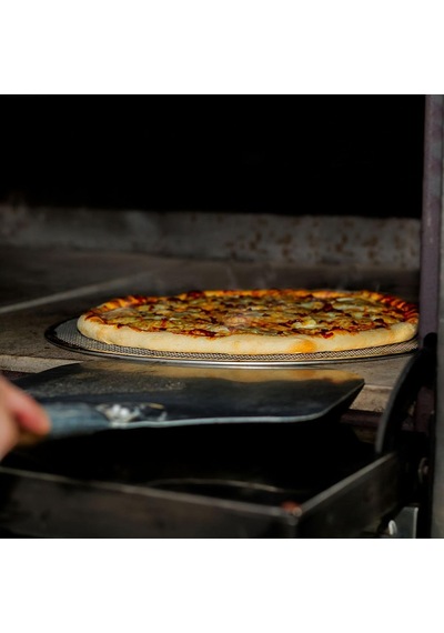 Alüminyum Pizza Pişirme Teli 33 Cm - Çıtır Tabanlı Profesyonel Pizza Tepsisi, Delikli Yuvarlak Fırın Teli, Lavaş Ve Pide Pişirme Izgarası