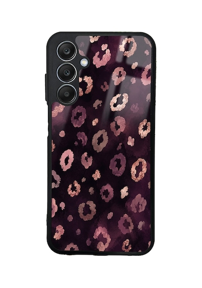 Samsung Uyumlu Galaxy A25 Kılıf Kamera Korumalı Desenli Zore Lusi Kapak - Pembe Leopar -