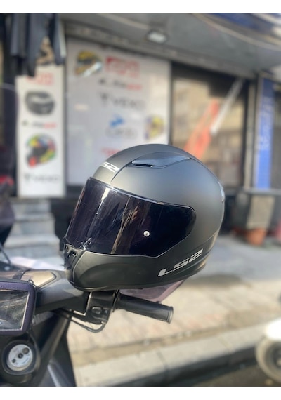 Ls2 Rapıd Mat Siyah Kask - Siyah Vizör Çok Renkli