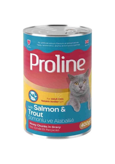 Proline Kedi Konserve Maması Somonlu Ve Alabalıklı 400 Gr