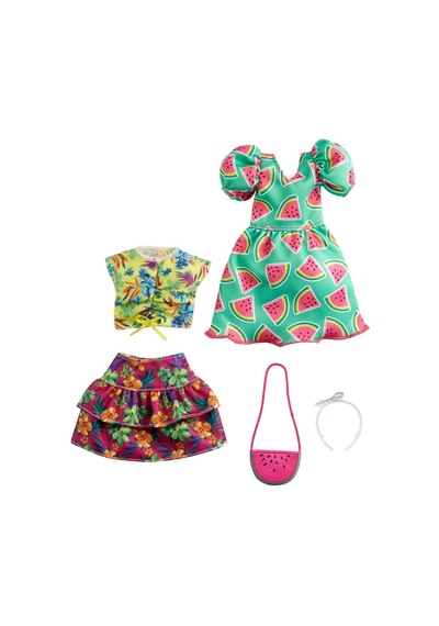 Gwf04 Barbie'Nin Kıyafet Koleksiyonu 2'Li Paketler - 3 Yaş