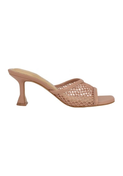 Guess Kebba Kadın Topuklu Terlik Fljkbafab03 Bej