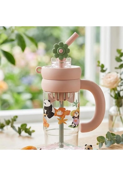 Cocosmile 1000ml Tritan Su Matarası Sporcu Su Şişesi Pink Cs8832 Pembe