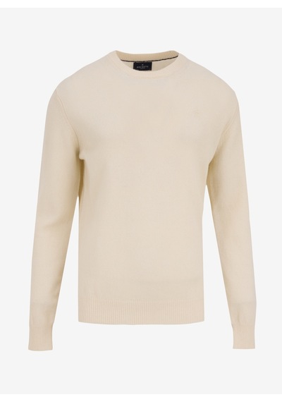 Hackett Ekru Erkek Bisiklet Slim Fit Kazak Hm703237