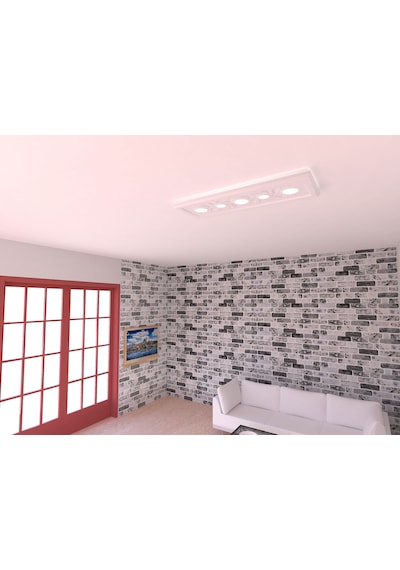 Motifpiyer spotlu gizli ışıklı tavan göbeği sgt-52-5 30X90X4.5cm