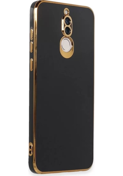 Newface Huawei Mate 10 Lite Kılıf Volet Silikon - Siyah Belirtilmemiş