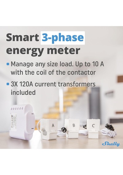 Shelly Pro 3em 120a V2 Akıllı Röle -