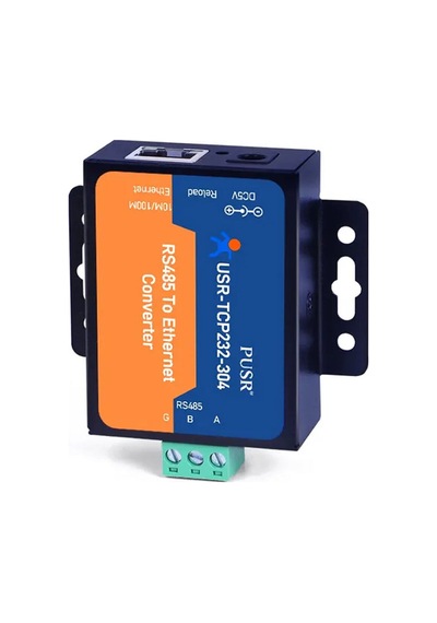 Usr-tcp232-304 Rs485 To Ethernet Çevirici Modül Metal Kutu Endüstriyel Tip Seri Port Sinyal Çevirici