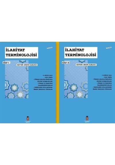 İlahiyat Terminolojisi 2 Cilt Takım / Ersin Kabakcı
