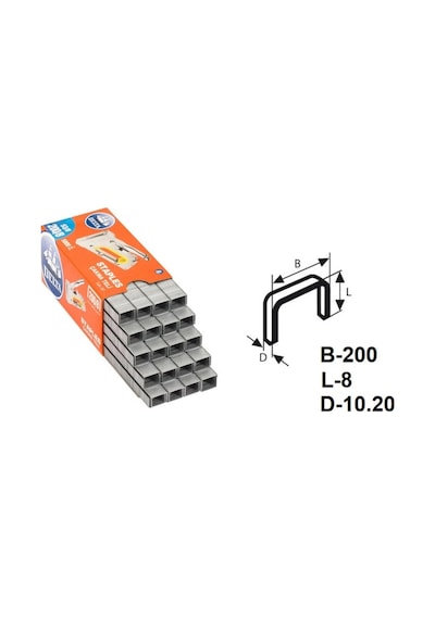 Delta Zımba Teli 200/8 53/8 Kod 202 5000 Adet 24'lü Paket