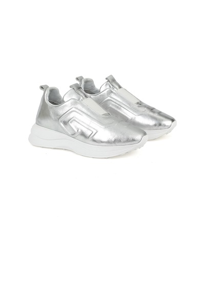 Ziya, Kadın Hakiki Deri Sneaker 1531050z26802480pk Gümüş 1531050z26802480pk 991 Gümüş