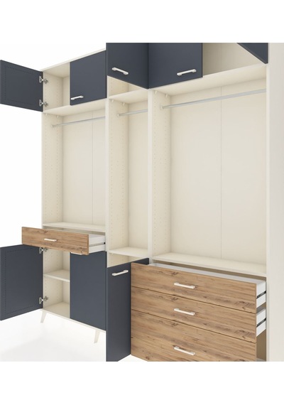 Arges Dolap 8 Raflı 4 Çekmeceli 3 Askılı 220x30x243 Aytaşı-antrasit/çam Antrasıt/atlas Çam Arges Dolap 8 Raflı 4 Çekmeceli 3 Askılı 220x30x243 Aytaşı-antrasit/çam Antrasıt/atlas Çam