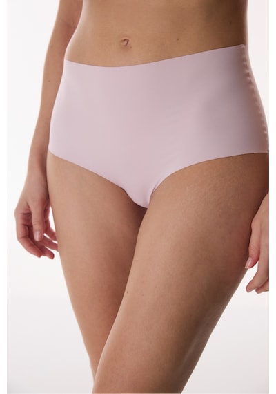 Penti Pembe Invisible Görünmez Lazer Kesim Yüksek Bel Slip Külot
