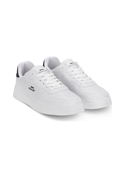 Slazenger Gısol Kadın Beyaz / Siyah Günlük Spor Ayakkabısı Beyaz - Siyah