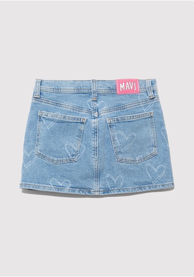 Mavi - Laila Açık Mavi Jean Etek 7310000-89486 Açık Mavi