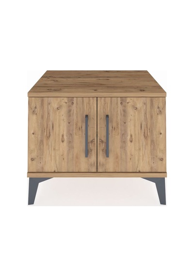 Hyperion Komodin Tek Raflı 2 Kapaklı 60x44x48 Çam-çam Çam