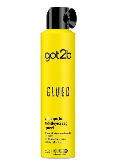 Got2b Glued Ultra Güçlü Sabitleyici Saç Spreyi Vegan Formül 300 ml