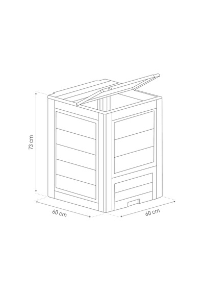 Composter Ambition Line Black Çok Renkli