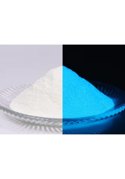 Fosfor Tozu Gök Mavisi Karanlıkta Parlayan Epoksi Reçine Ve Sanatsal Fosfor 35 Gr