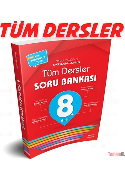 8.Sınıf Tüm Dersler Soru Bankası + Konu Anlatım + Yaprak Test Set