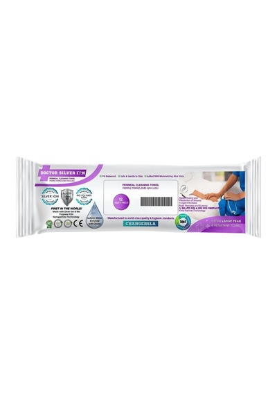 Doctor Silver Ion Perine Temizleme Havlusu 12'li