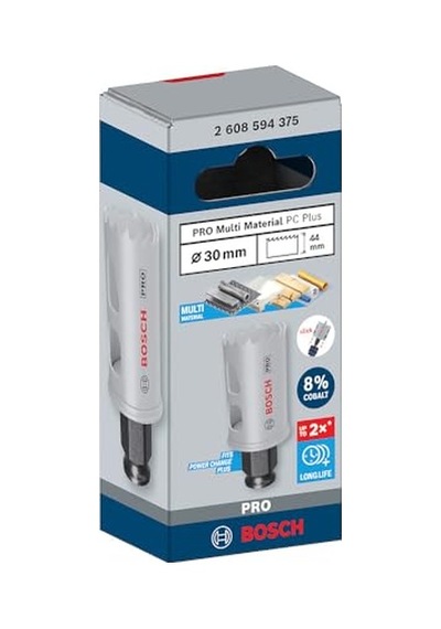 1x Pro Multi Material Power Change Plus Delik Açma Testeresi Yumuşak Ahşap, Alçıpan, Ø 30 Mm, Professional Aksesu