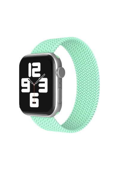 Wozlo Apple Uyumlu  Watch 1 2 3 4 5 6 7 8 Se Ultra Spor Loop Örgü Kordon M Beden 38/40/41mm - Su Yeşili