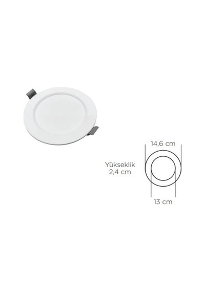 Zmr 9 W Slım Panel Led Spot 6500k Diğer