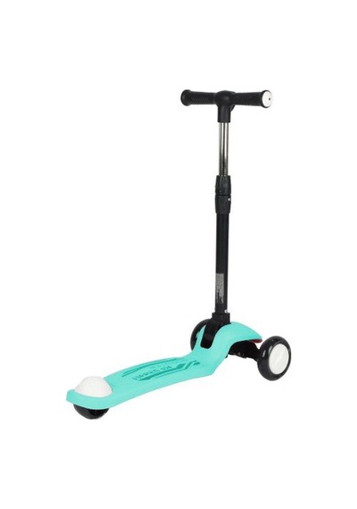 3+ Yaş Pro Scooter Turkuaz Işıklı 50 Kg Taşıma Kapasiteli Turkuaz