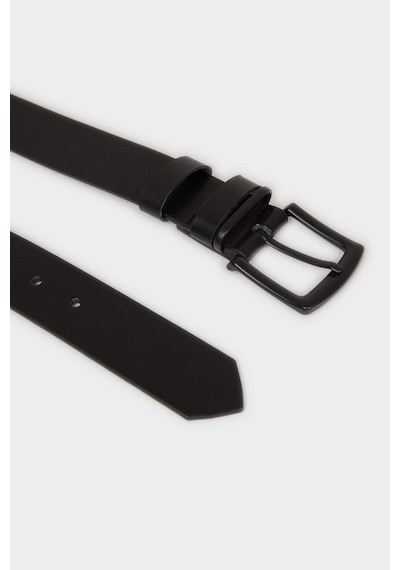 Defacto Erkek Dikdörtgen Toka Suni Deri Jean Kemeri H5069axnsbk27 Siyah-bk27