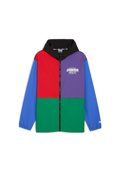 Puma Hoopaverse Jacket Erkek Yetişkin Rüzgarlık Yeşil