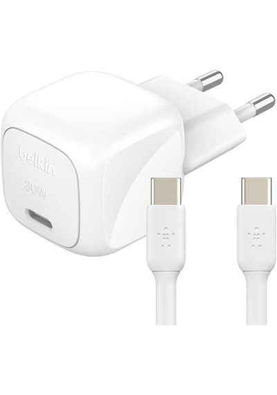 Belkin Compact Boostcharge 30w Pd Şarj Aleti Ve 1mt Type-c Kablo