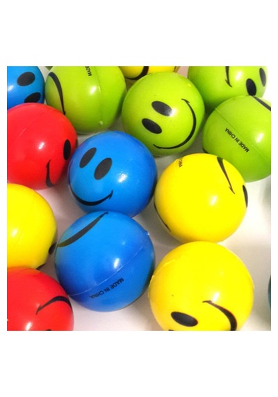 Happy Pet Smiley Ball Gülen Surat Desenli Sesli Köpek Oyuncağı 2 Li Paket