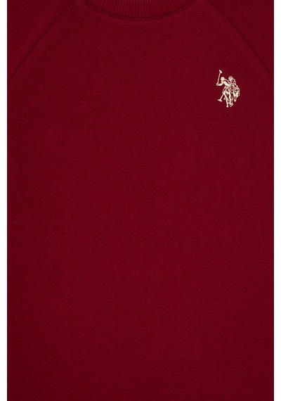 U.S. Polo Assn. Erkek Çocuk Bordo Basic Bisiklet Yaka Sweatshirt 50313832-VR014 U.S. Polo Assn. Erkek Çocuk Bordo Basic Bisiklet Yaka Sweatshirt 50313832-VR014