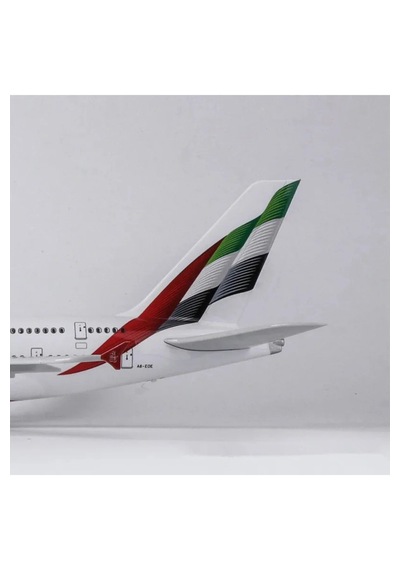 Emirates A380 Yolcu Uçağı Model Uçak 1/160 Ölçek 36cm Tekersiz