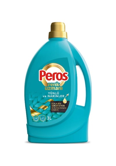 Peros Renk Uzmanı Yünlü Ve Narinler Kolejan Serum Etkisi Ile Kumaş Koruma & Bakım 4 X 3 Lt 3 L