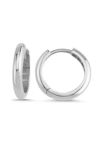 3-4,5 Mm Küçük Halka Geçirmeli Charm Doğal İnci Küpe Gold