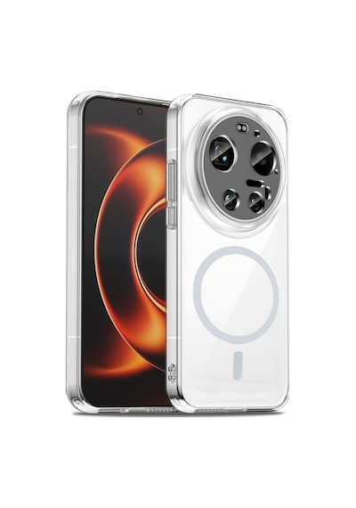 Adige Xiaomi 17 Ultra Kılıf Sert Mika Magsafe Kablosuz Şarj Özellikli Sararma Yapmaz Şeffaf