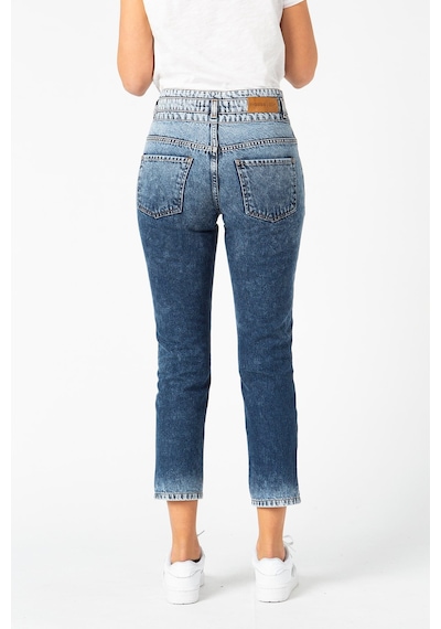Vigoss Kadın Kemer Detaylı Denim Pantolon 23827-00008 Lacivert