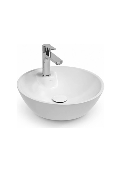 Isvea Sistema Y Tezgah Üstü Çanak Lavabo 45 Cm, Batarya Delikli Beyaz 10sy65045