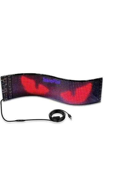 Serreha Matrix Led Panel Cama Yapışan Yazı Yazan Telefon Kontrollü Led Ekran Led Sayısı:16 96 Uzunluk 12x60cm Çok Renkli
