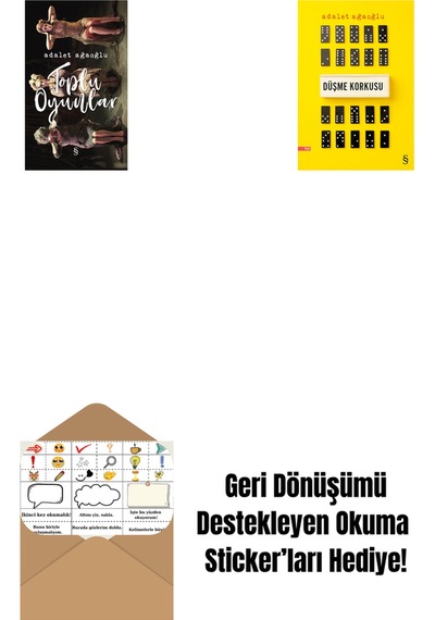 Toplu Oyunlar Ciltli + Düşme Korkusu + Okuma Sticker'ları