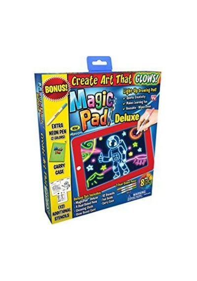 Magic Pad Çuk Eğitici Sihirli Işıklı Kalemli Öğretici Pili Pad
